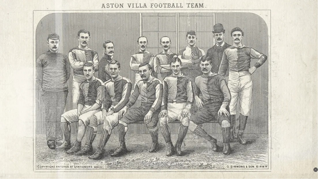 Historic Portrait of the Aston Villa Football Team
